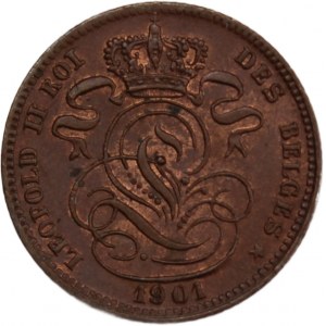 Belgium 1 Centime 1901/801