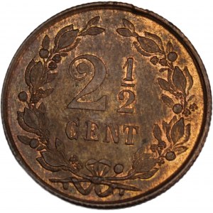 Netherlands 2 1/2 Cent 1881