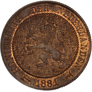 Netherlands 2 1/2 Cent 1881