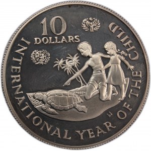Cayman Islands 10 Dollars 1982