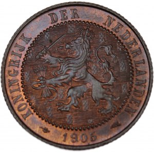 Netherlands 2 1/2 Cent 1905