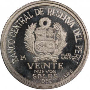 Peru 20 Nuevos Soles 1992