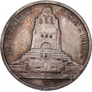 Germany Prussia 3 Marks 1913 E