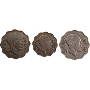 Iraq 10/10/4 Fils 1931-1933 (Lot of 3 Coins)