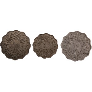 Iraq 10/10/4 Fils 1931-1933 (Lot of 3 Coins)