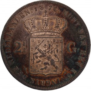 Netherlands 2 1/2 Gulden 1870
