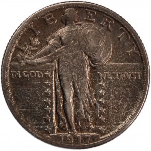 USA 25 Cents (Quarter) 1917