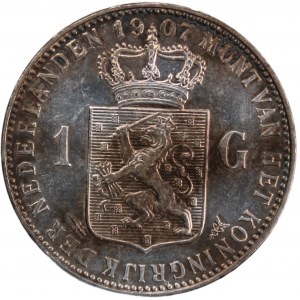 Netherlands 1 Gulden 1907