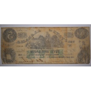 USA Alabama 5 Dollars 1864