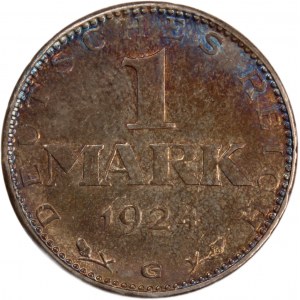 Germany 1 Mark 1924 G
