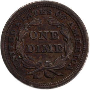 USA 10 Cents (Dime) 1856