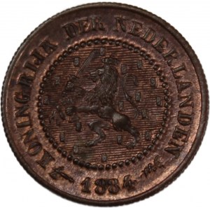 Netherlands 1/2 Cent 1884