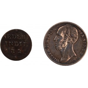 Netherlands 1825-1848 (Lot of 2 Coins)