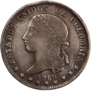 Colombia 1 Peso 1869