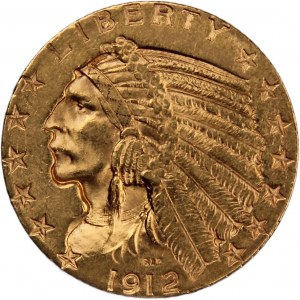 USA 5 Dollars 1912 S