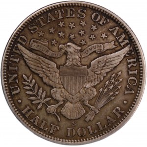 USA 50 Cents (Half Dollar) 1912 S