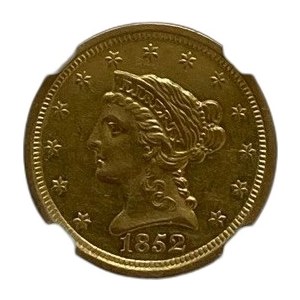 USA 2 1/2 Dollars 1852 O