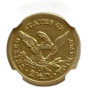 USA 2 1/2 Dollars 1852 O