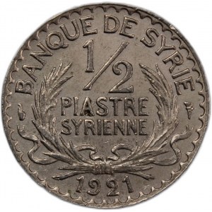 Syria 1/2 Piastre 1921