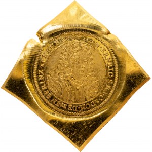 Johann Ehrenreich Sprinzenstein, Gold Klippe 1705 (1979), Restrike from original Dies
