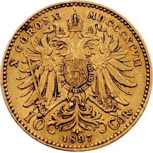 Franz Joseph I, 10 Kronen 1897, Vienna