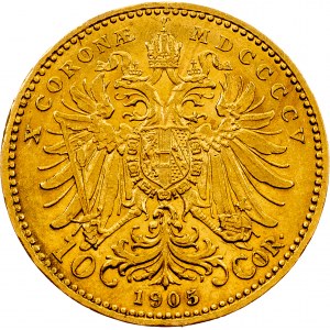 Franz Joseph I, 10 Kronen 1905, Vienna