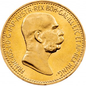 Franz Joseph I., 10 Kronen 1848-1908, Wien