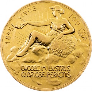Franz Joseph I, 100 Kronen 1908, Vienna