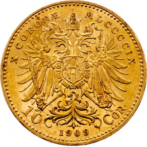 Franz Joseph I, 10 Kronen 1909, Vienna