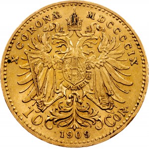 Franz Joseph I, 10 Kronen 1909, Vienna
