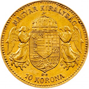 Franz Joseph I, 10 Korona 1910, KB, Kremnitz