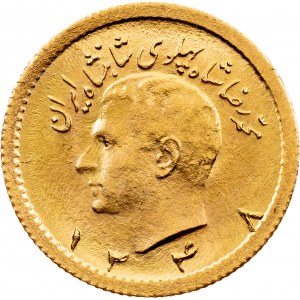 Mohammad Rezā Pahlavī, 1/4 Pahlavi 1348 (1969), Tehran, RARE
