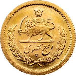Mohammad Rezā Pahlavī, 1/4 Pahlavi 1348 (1969), Tehran, RARE