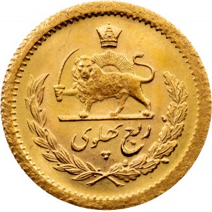 Mohammad Rezā Pahlavī, 1/4 Pahlaví 1353 (1974), Teherán