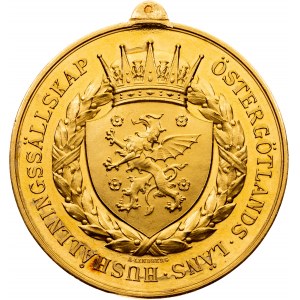 Sweden, Medal 19th century, Adolf Lindberg
