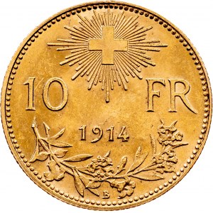 Spolková země, 10 franků 1914, Bern