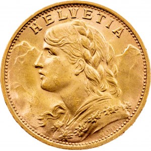 Switzerland, 20 Francs 1935 (1945-1947), Bern