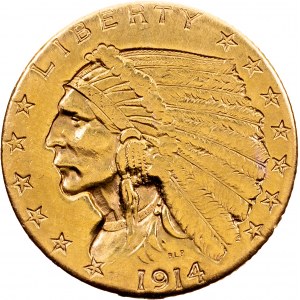 Federal republic, 2 1/2 Dollar 1914, Philadelphia