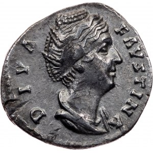 Faustina I, Denarius 140/1, Rome