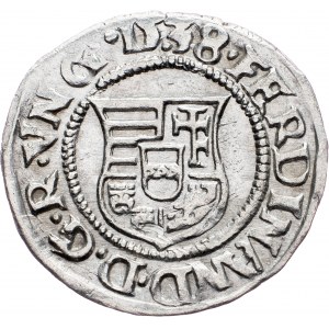 Ferdinand I., Denár 1538, Kremnice