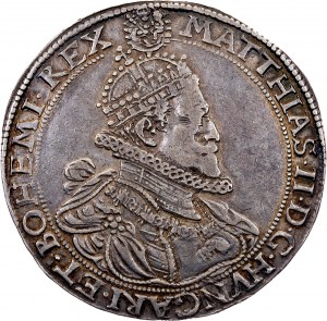 Matthias II, 1 Thaler 1612, KB, Kremnitz