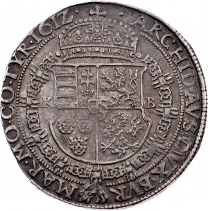 Matthias II, 1 Thaler 1612, KB, Kremnitz