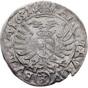 Ferdinand II, 3 Kreuzer 1631, Prague-du Bois