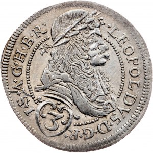 Leopold I, 3 Kreuzer 1686, Graz