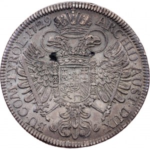 Karol VI, 1 Thaler 1729, Hall
