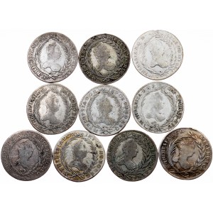 Maria Theresia, 20 Kreuzer Lot