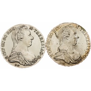 Maria Theresia, 1 Thaler 1780, S.F., Restrike