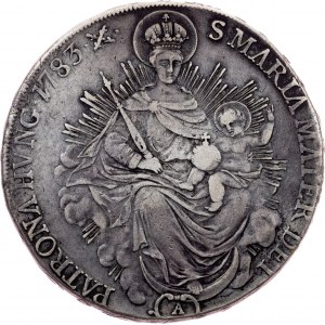 Giuseppe II, 1 tallero 1783, A