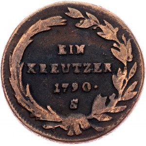 Joseph II, Ein Kreuzer 1790, S