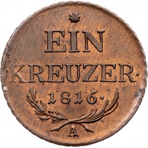 Franz I (II), Ein Kreuzer 1816, A